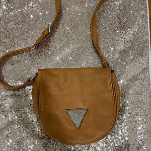 Guess Camel Cross Body Bag Handbag Purse